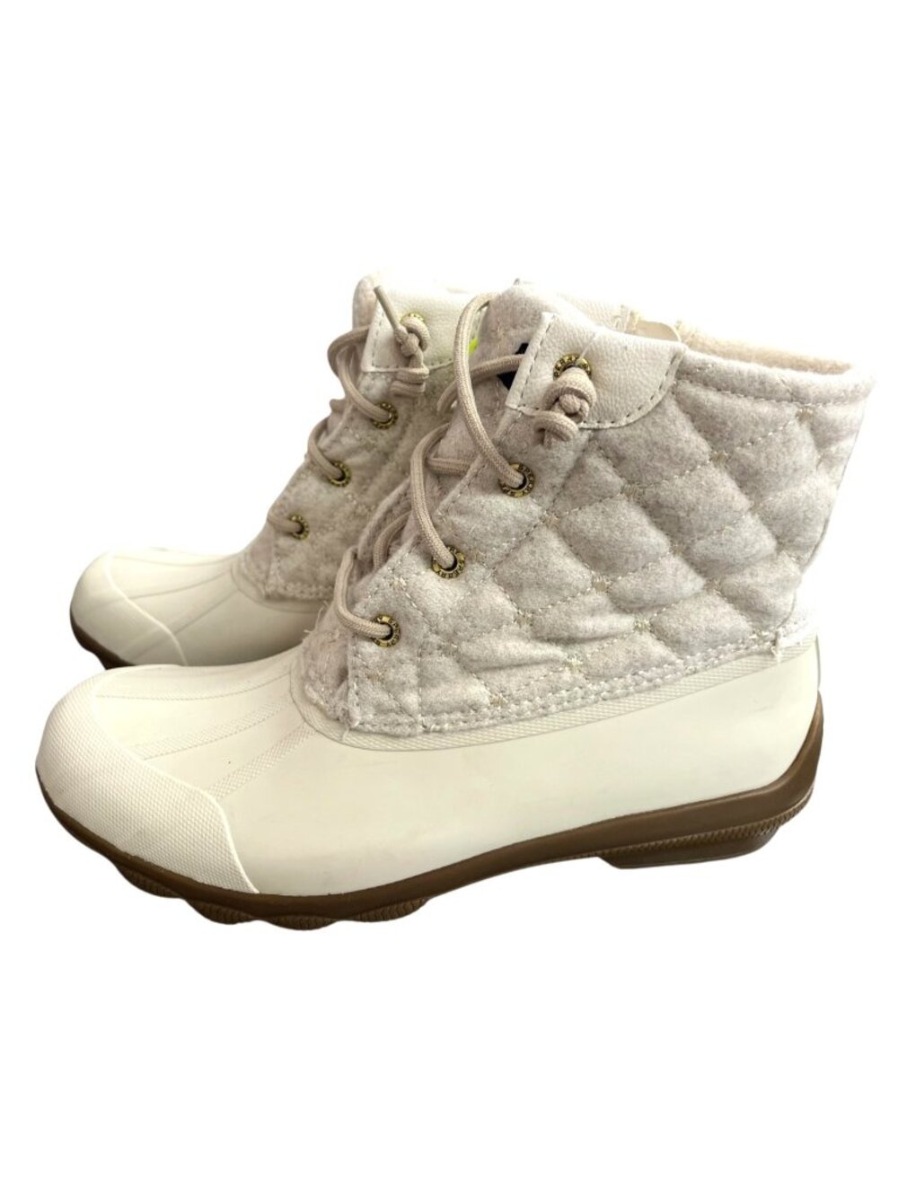 Sperry Women's Quilted Bone Boots Size 8